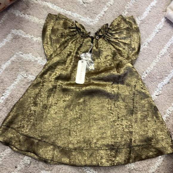 NORALEE Isabella Dress Gold toddler girl - Picture 6 of 6